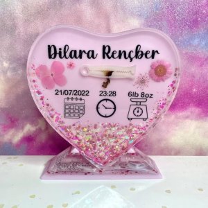 Baby Details Preservation in Heart Shape